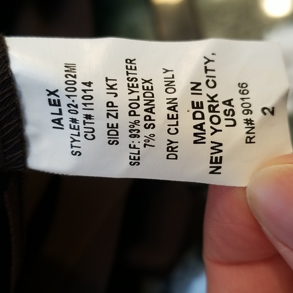 Alex Garfield Dark Brown Pants NWT Size 2 - Picture 6 of 7